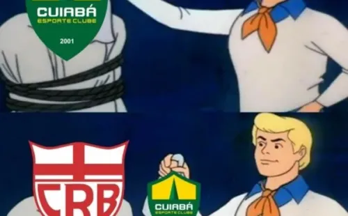 Meme Palmeiras x Cuiabá. Foto: Reprodução/Twitter