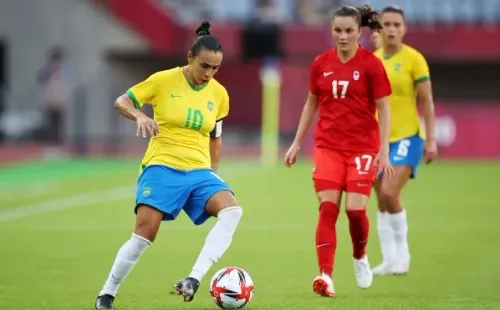 Eleita seis vezes a melhor do mundo, Marta ainda não conquistou a medalha de ouro nos Jogos Olímpicos e nem um título de Copa do Mundo (Foto: Getty Images)
