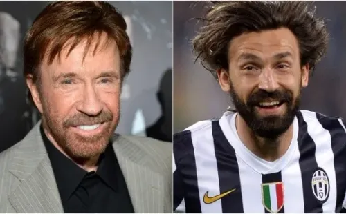 Pirlo / Chuck Norris (Foto: Getty Images)
