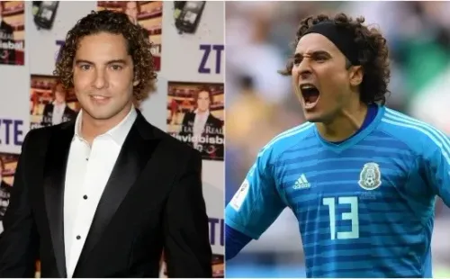 Guillermo Ochoa / David Bisbal (Foto: Reprodução)