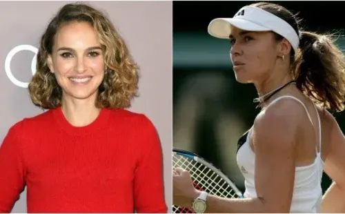 Martina Hingis / Natalie Portman (Foto: Reprodução/Getty Images)