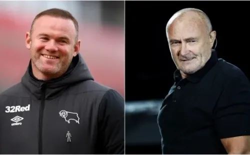 Phil Collins / Wayne Rooney (Fonte: Reprodução/Getty Images)