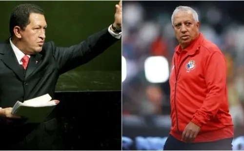 Américo Gallego / Hugo Chávez (Foto: Reprodução/Getty Images)