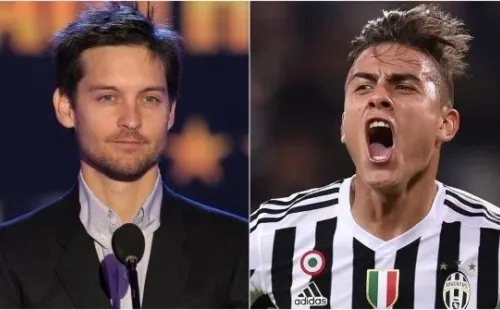 Paulo Dybala / Tobey Maguire (Foto: Reprodução/Getty Images)