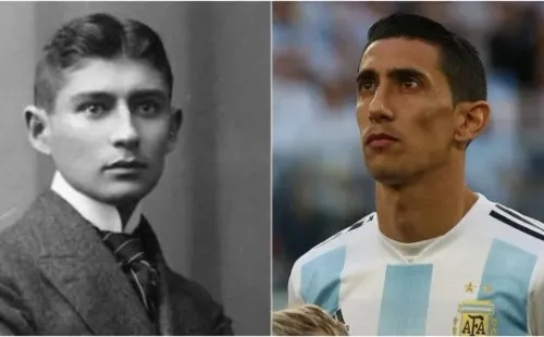 Di María / Franz Kafka (Foto: Reprodução/Getty Images e Wikipedia)