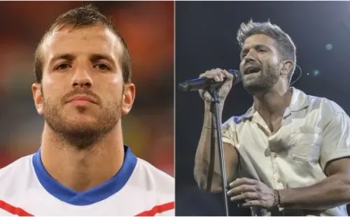 Rafael Van der Vaart /Pablo Alborán (Foto: Instagram)