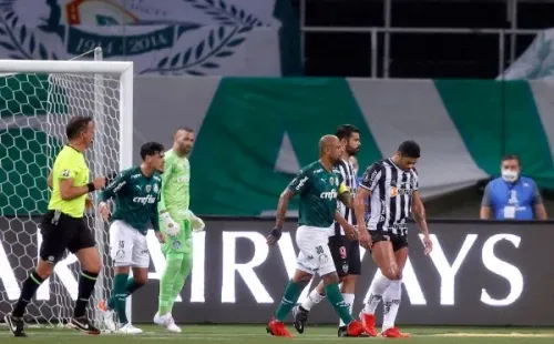 Palmeiras x Atlético-MG pelo primeiro jogo da semifinal da Copa Libertadores. (Foto: Getty Images)