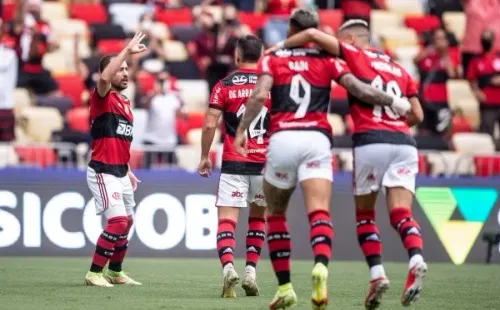 O Flamengo tem rendimento muito inferior quando atua desfalcado pela Data FIFA | Crédito: Thiago Ribeiro/AGIF