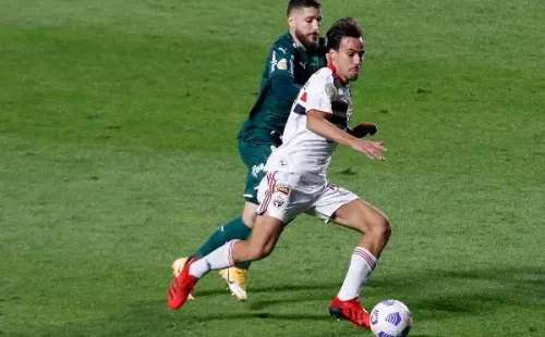 Igor Gomes em ação em São Paulo x Palmeiras