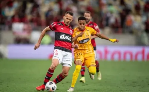 Flamengo garantiu a vaga após vencer o Barcelona-EQU duas vezes por 2 x 0 | Crédito: Thiago Ribeiro/AGIF