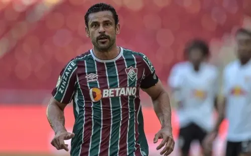 RJ - Rio de Janeiro - 26/09/2021 - BRASILEIRO A 2021, FLUMINENSE X BRAGANTINO - Fred jogador do Fluminense durante partida contra o Bragantino no estadio Maracana pelo campeonato Brasileiro A 2021. Foto: Thiago Ribeiro/AGIF