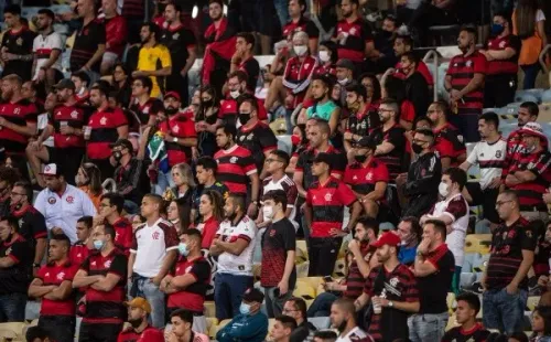 Torcida do Flamengo. (Foto: Thiago Ribeiro/AGIF)