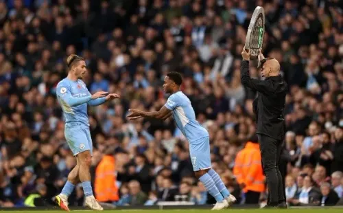 Foto:Naomi Baker/Getty Images | ‘Arquivado’ no Manchester City,     Sterling quer mais minutos em campo