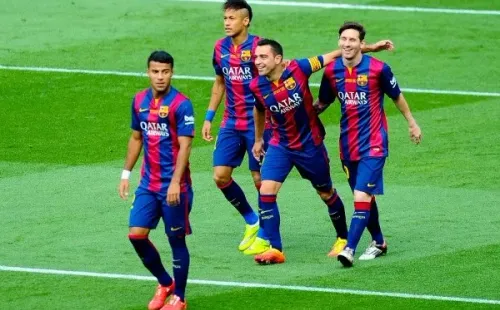 Foto:David Ramos/Getty Images | Xavi deixa Messi de fora em lista de lendas do Barcelona     e explica o motivo