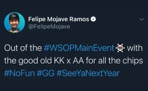 Publicação de Felipe Mojave (Foto: Reprodução Instagram)