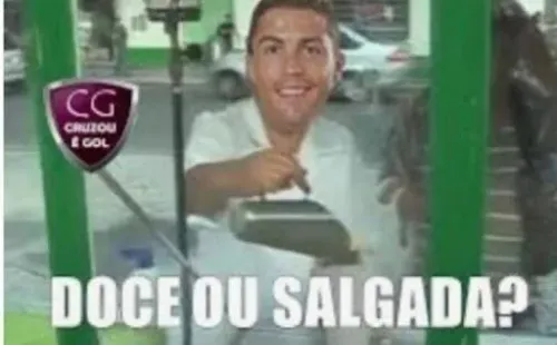 Meme Cristiano Ronaldo – Imagem/Twitter             Meme Cristiano Ronaldo – Imagem/Twitter