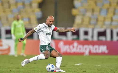 Thiago Ribeiro/AGIF – Felipe Melo em sua passagem pelo Palmeiras