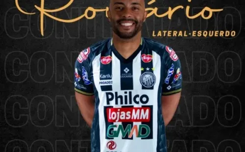 Divulgação/Operário-PR – Romário, novo lateral do Fantasma atuou pelo Coritiba nesta temporada