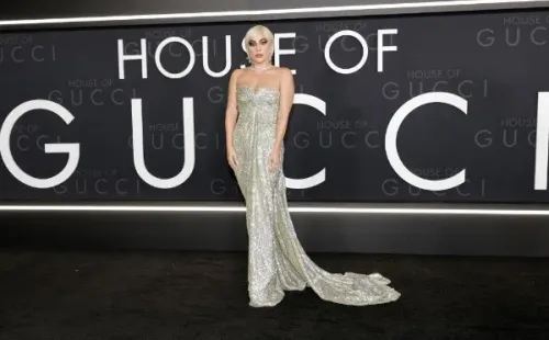 Lady Gaga vive Patrizia Reggiani em “Casa Gucci” (Créditos: Getty Images)