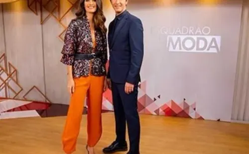Arlindo Grund e Isabella Fiorentino apresentaram o “Esquadrão da Moda” por 10 anos (Créditos: reprodução/Instagram)