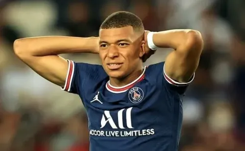 Mbappé no PSG ou no Real Madrid/ (Photo by David Rogers/Getty Images)