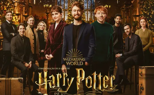 “Harry Potter: De Volta a Hogwarts” será lançado no dia 1º de janeiro de 2022 – Imagem: Divulgação/HBO Max