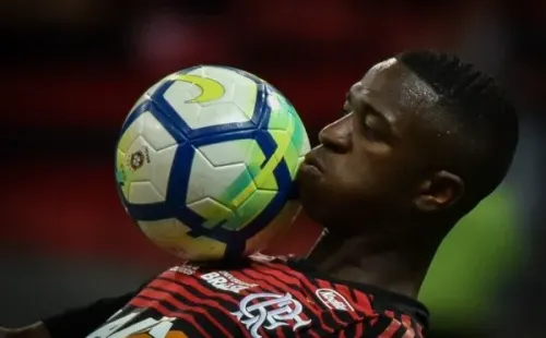 Foto:Andre Borges/AGIF | Vini Jr. foi revelado pelo Flamengo