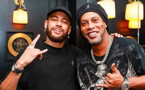 Reprodução/Instagram – Neymar posta foto com Ronaldinho Gaúcho.