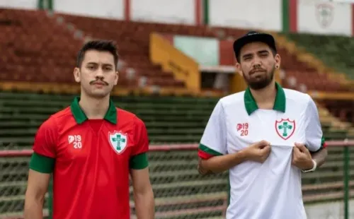 As novas camisas da Portuguesa para a temporada (Foto: Portuguesa)