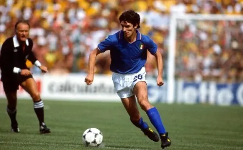 Foto: Mark Leech/Offside/Getty Images | Rossi conquistou a Copa do Mundo em 1982, a Liga dos Campeões na temporada 1984/85 e a Bola de Ouro em 1982