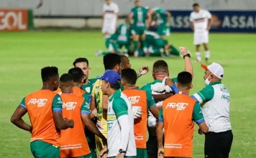 Foto: Rafael Vieira/AGIF – Time piauiense garantiu a permanência na Série C em 2021 e luta por mais