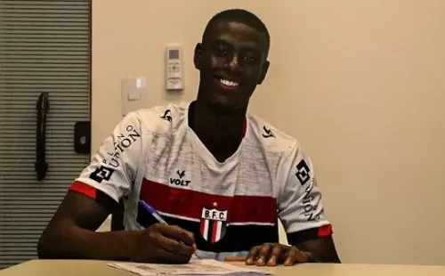 Divulgação/Botafogo S/A – O colombiano assinou com Pantera no início de janeiro