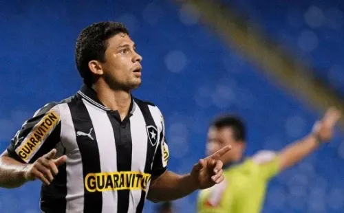 Elkeson jogou pela última vez no Brasil com a camisa do Botafogo     (Foto: Wagner Meier/AGIF)