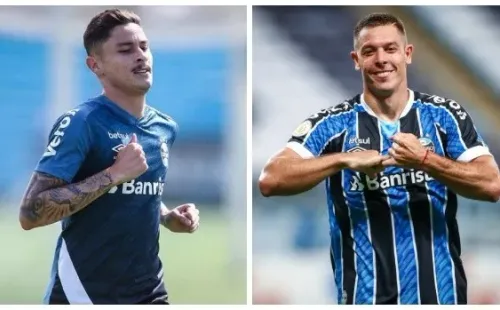 Foto: Montagem de Lucas Uebel/Grêmio FBPA – Diogo Barbosa e Churín recebem salários acima do teto no Grêmio para 2022