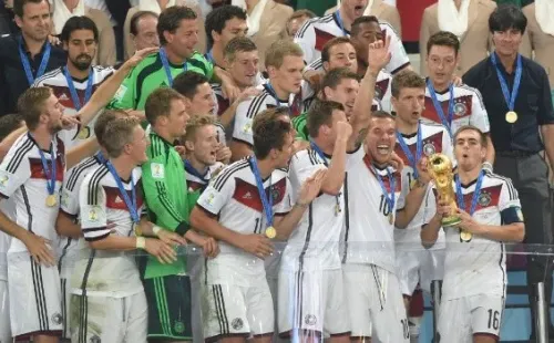 Marcus Brandt/picture alliance via Getty Images/ Alemanha conquistou o tetra ao vencer a Argentina na Copa de 2014.