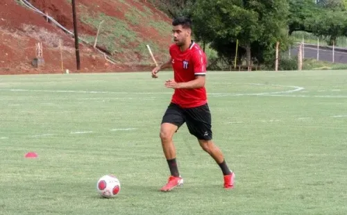 João Victor Menezes/Agência Botafogo – Tiago durante o treino do Pantera