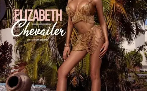 Reprodução/Instagram oficial de Elizabeth – Elizabeth divulga sua revista da Playboy.