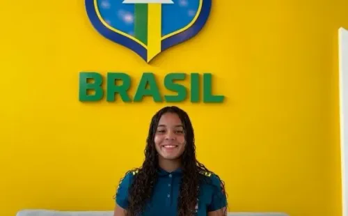 Duda na sede da Seleção Brasileira (Foto: Arquivo Pessoal)