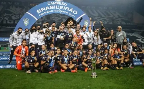 Cristiane Mattos/Reprodução/CBF/ Corinthians feminino é uma das referências no futebol feminino no país. 