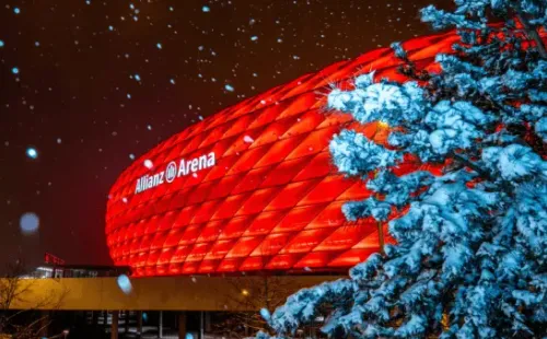 Imagem Bayern München – Allianz Arena, casa do Bayern, que irá sediar jogos da NFL