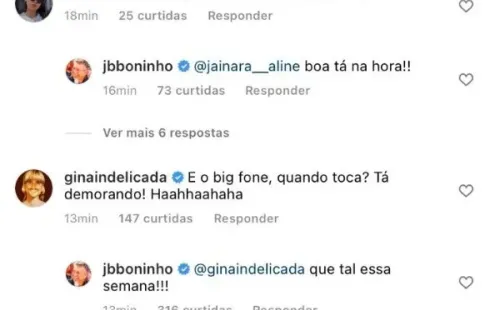 Foto: Reprodução/Instagram – Boninho confirmou Big Fone