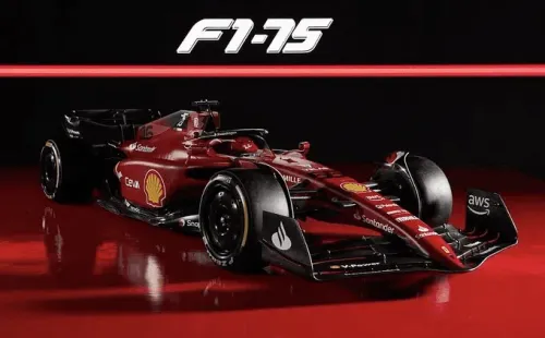 Imagem divulgação Ferrari – Este é o F1-75, monoposto que será usado em 2022