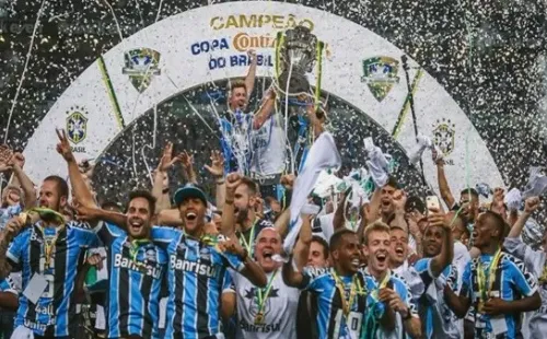 AFP / JEFFERSON BERNARDES/ Grêmio é o segundo maior campeão da Copa do Brasil.