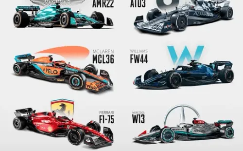 Foto divulgação - Imagem dos carros que estarão nas pistas neste ano