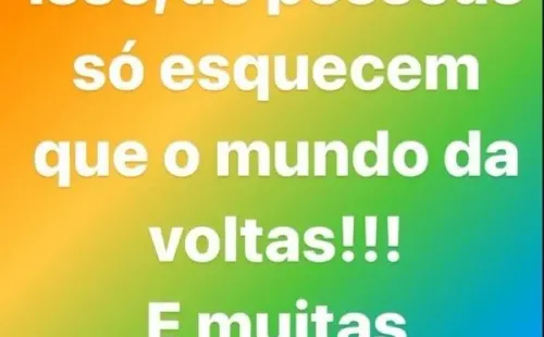 Reprodução/Instagram oficial de Fernando Poli – Fernando manda recado para Globo.