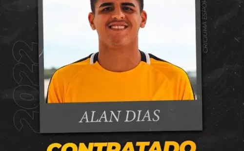 Foto: Divulgação/Criciúma EC – Alan Dias estava no Brasil de Pelotas na última temporada pela Série B