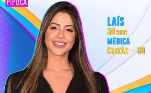 Laís pode ser a eliminada da semana no BBB 22. Foto: Reprodução/Globo