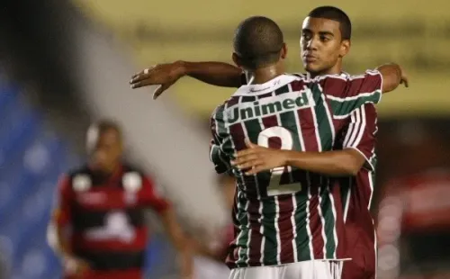 Foto: Buda Mendes/LatinContent via Getty Images – Alan (à dir.) jogou pelo Fluminense entre 2008 e 2010 e pode retornar às Laranjeiras