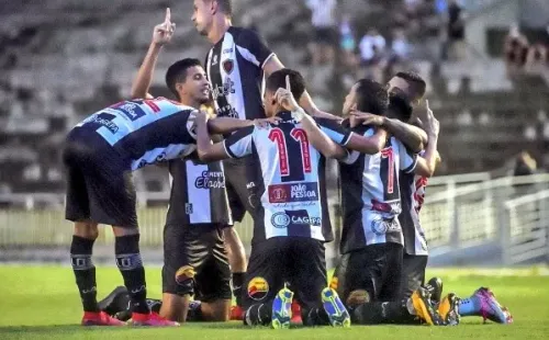 Foto: Guilherme Drovas/Botafogo-PB – Belo venceu o Sousa-PB por 1 a 0 e empatou em pontos com o rival na tabela