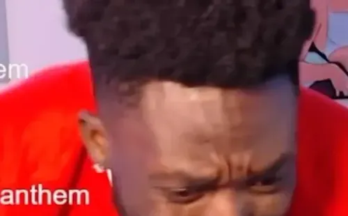 Foto: Reprodução/ Alphonso Davies emocionado com classificação do Canadá.